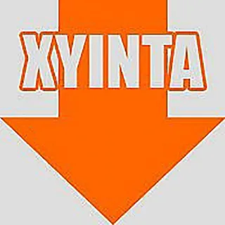 😞 XYINTA freccia, giù, puntatore, direzione, arancione, bianco telegram sticker