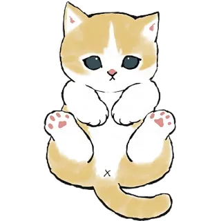 🐱 猫, 小猫, 可爱, 动物, 宠物, 卡通, 绘画 telegram sticker