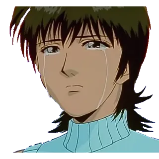 😭 anime, crying, sad, emotional telegram sticker