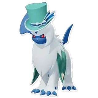 ☀️ Absol Pokémon, Absol, Haut-de-forme, Jeu vidéo, Sticker telegram sticker