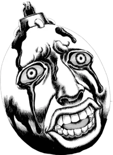 🥚 kinh dị, quái vật, rùng rợn, manga, berserk, behelit telegram sticker