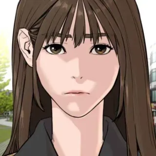 🌸 vrouw, gezicht, portret, cartoon, animatie telegram sticker