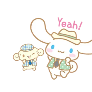 😢 Cinnamoroll LOVE cinnamoroll, sanrio, cute, kawaii, cartoon, dog telegram sticker