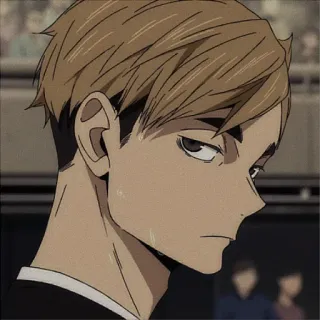 🍯 Miya Atsumu Haikyuu!! Anime, Haikyuu, Miya Atsumu, Siatkówka, Manga telegram sticker