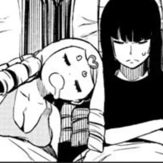 😴 Anime, Mangá, Desenho animado, Personagem, Boneca, Sono, Garota telegram sticker
