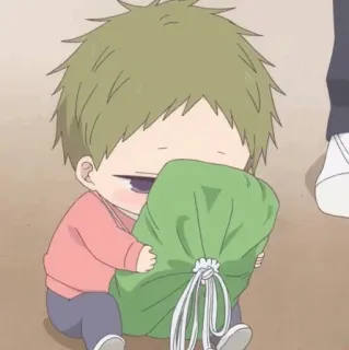 🥺 Em bé anime, Kawaii, Dễ thương, Em bé, Trẻ mới biết đi telegram sticker