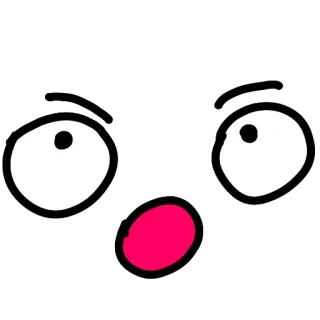 😩 rosto, olhos, boca, desenho animado, expressão, abstrato whatsapp sticker