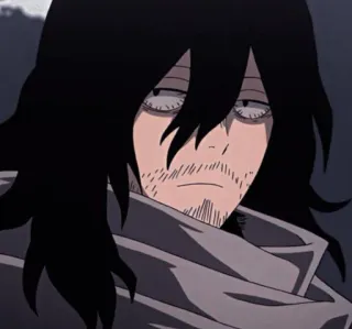 🚾 Shota Aizawa My Hero Academia Anime, Professeur, My Hero Academia, Aizawa, Shota Aizawa, Dessin animé, Personnage telegram sticker