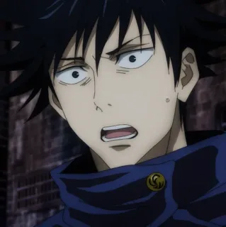 ♠️ Megumi Fushiguro Jujutsu Kaisen anime, manga, ernst, fushiguro, megumi, jujutsu kaisen telegram sticker