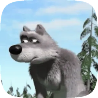 😡 Wolf Nu, Pogodi! wolf, nu pogodi, animation, thinking, cartoon, smart, gesture telegram sticker
