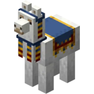 🦙 Minecraft lama, Minecraft, animal, jeu, pixel art whatsapp sticker