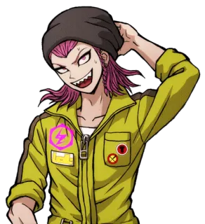 😅 Kazuichi Souda Danganronpa Anime, Personaje, Kazuichi Souda, Danganronpa telegram sticker
