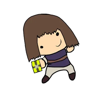 😊 Cartoon, Schattig, Sticker, Personage telegram sticker