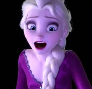 🧏‍♀ Elsa Frozen elsa, frozen, disney, desenho animado, personagem telegram sticker