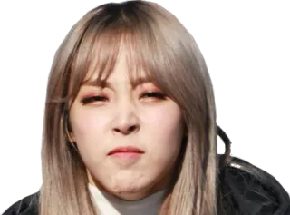 😣 kobieta, osoba, celebryta, koreański, kobieca telegram sticker