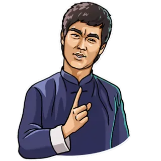☝ Bruce Lee arts martiaux, Bruce Lee, kung fu, acteur, légende whatsapp sticker