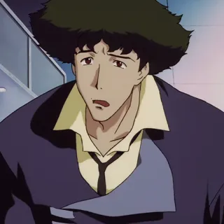 🚬 Spike Spiegel Cowboy Bebop Spike Spiegel, Anime, Cowboy Bebop, Personagem, Desenho animado whatsapp sticker