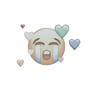 💖 Emoji, Weinend, Traurig, Herzen, Liebe, Emotional whatsapp sticker