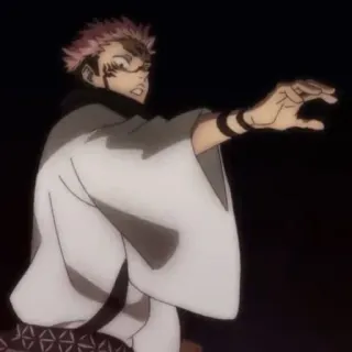 ✨ Sukuna Jujutsu Kaisen Anime, Dämon, Fluch, Böse, Kampf, Jujutsu Kaisen whatsapp sticker