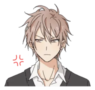 😠 Anime, Tức giận, Bực bội, Khó chịu, Manga, Cảm xúc telegram sticker