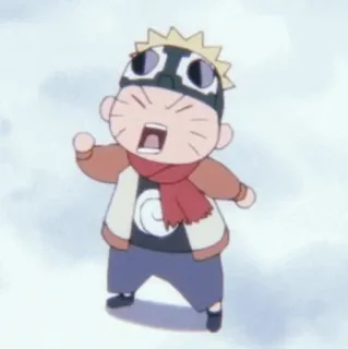 💛 Naruto Uzumaki Naruto Аниме, Мультфильм, Ребенок, Милый, Наруто, Узумаки telegram sticker
