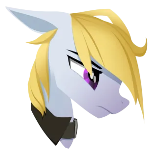 😞 Poni, Anime, Kartun, Binatang, Kuda, Stiker telegram sticker