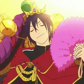 💎 Yato Noragami Anime, Gott, Krone, Noragami, Yato telegram sticker