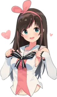 💕 Garota anime, Desenho animado, Fofo, Ilustração, Anime telegram sticker