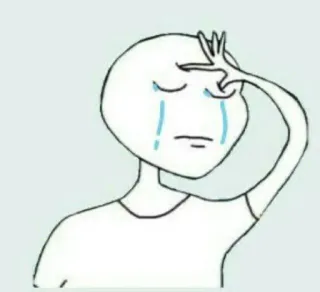 😩 facepalm telegram sticker