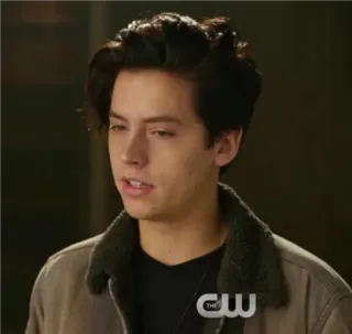 🖤 Jughead Jones Riverdale Jughead Jones, Riverdale, Cole Sprouse, drama adolescente, ator, série de TV telegram sticker