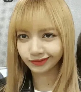 🌼 Lisa kpop, idole, lisa, blackpink, sourire telegram sticker