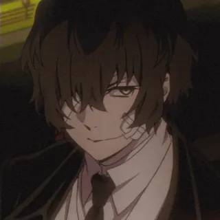 📺 Dazai Osamu Bungo Stray Dogs Anime, Manga, Dazai Osamu, Bungo Stray Dogs, Personnage, Bandages telegram sticker