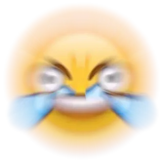 😂 Эмодзи, Смех, Плач, Смешной, Мем telegram sticker