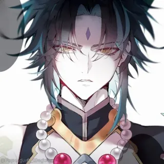 💠 Xiao Genshin Impact anime, character, video game, genshin impact, xiao whatsapp sticker