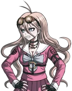 🔩 Miu Iruma Danganronpa V3: Killing Harmony anime, Danganronpa, Miu Iruma, angry, pout, character telegram sticker