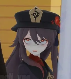 🗿 Hu Tao Genshin Impact Anime, Jeu vidéo, Waifu, Genshin Impact whatsapp sticker
