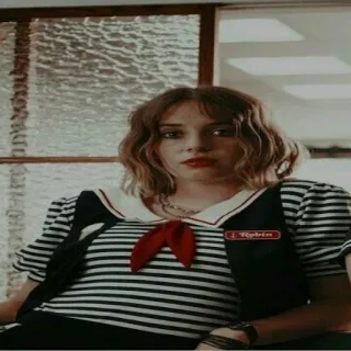 😭 Robin Buckley Stranger Things Robin character, tv show, stranger things, robin buckley, portrait telegram sticker
