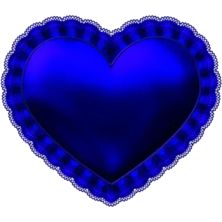 💙 синий, сердце, любовь, романтика telegram sticker