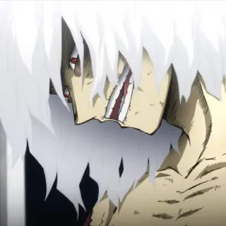 🧵 Tomura Shigaraki My Hero Academia アニメ, ヴィラン, 死柄木, 僕のヒーローアカデミア, マンガ telegram sticker