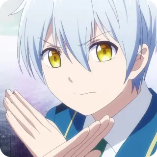🙅‍♀ Anime, Garçon, déterminé, sérieux, jeune telegram sticker
