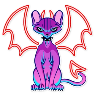 The Neon Demon telegram stickers