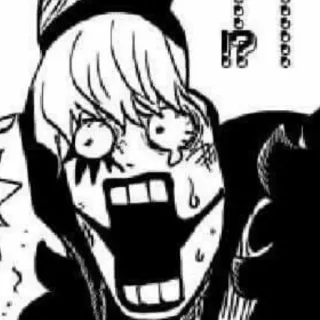 🤯 动漫, 漫画, 震惊, 感叹, 表情 telegram sticker