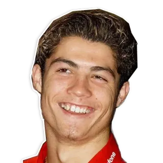 😂 Cristiano Ronaldo football, joueur de foot, athlète, célébrité, sport whatsapp sticker
