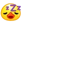 😴 ZZZ sommeil, emoji, fatigué, zzz, sieste, rêve telegram sticker