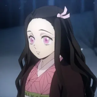 🙁 Nezuko Kamado Demon Slayer Anime, Nezuko, Demon Slayer, Kamado, Charakter, Mädchen whatsapp sticker
