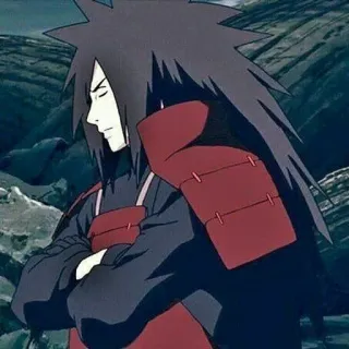 🌟 Madara Uchiha Naruto anime, manga, naruto, madara, uchiha, ninja, cartoon telegram sticker