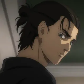 ⚔️ Eren Yeager Attack on Titan Anime, Ataque dos Titãs, Eren Yeager, Personagem, Mangá telegram sticker