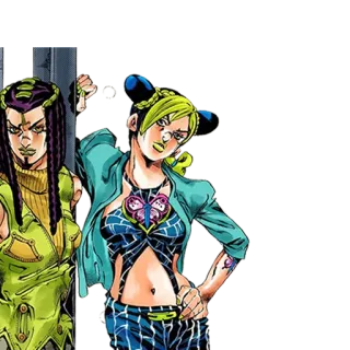 😼 Jolyne Cujoh JoJo's Bizarre Adventure Anime, Manga, JoJo's Bizarre Adventure, Jolyne Kujo, Stone Ocean telegram sticker
