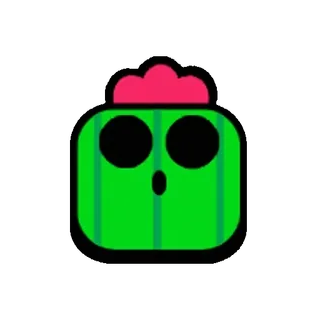 😅 Spike Brawl Stars ブロスタ, スパイク, ビデオゲーム, キャラクター, サボテン whatsapp sticker