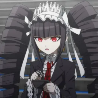 🃏 Celestia Ludenberg Danganronpa Anime, Gótico, Danganronpa, Celestia Ludenberg, Garota anime telegram sticker